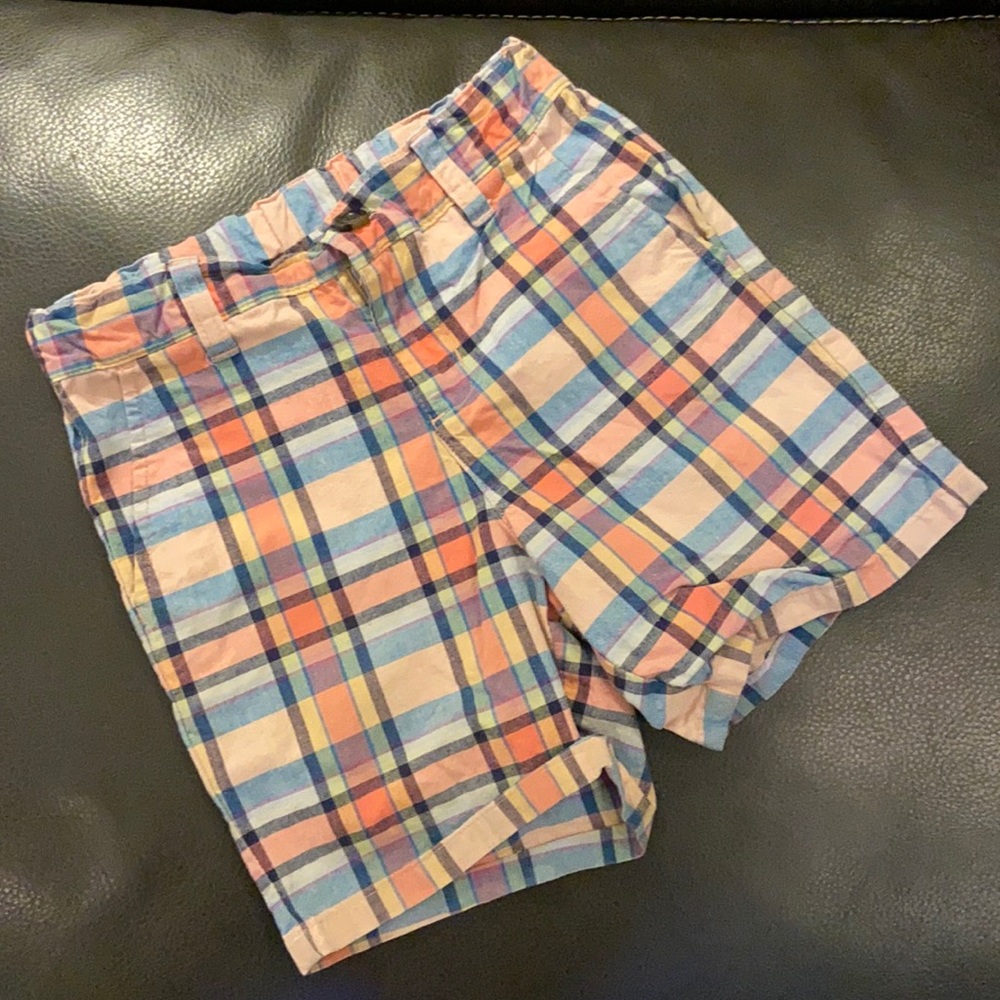 Janie and Jack plaid shorts size 5